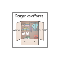 Vignette - Ranger les affaires