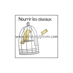 Vignette - Nourrir les oiseaux