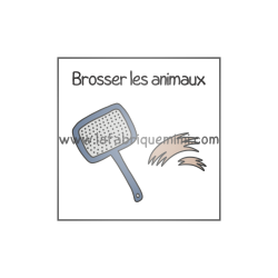Vignette - Brosser les animaux