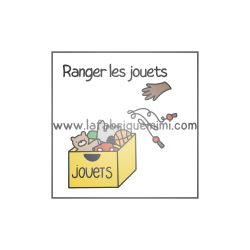 Vignette - Ranger les jouets