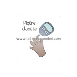 Vignette - Piqûre diabète