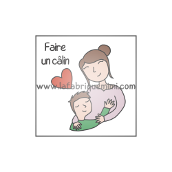 Vignette - Faire un câlin