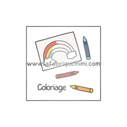 Vignette - Coloriage